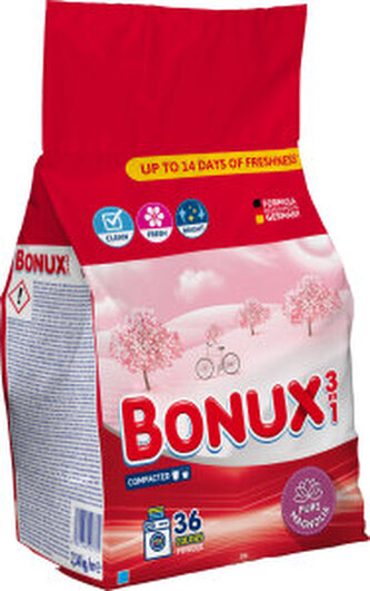 Bonux prací prášek Color Pure Magnolia 2,34 kg, 36 dávek
