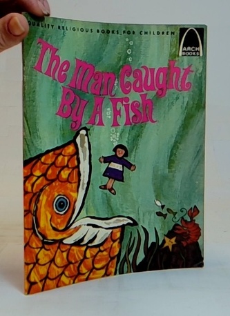 The man caught by a fish