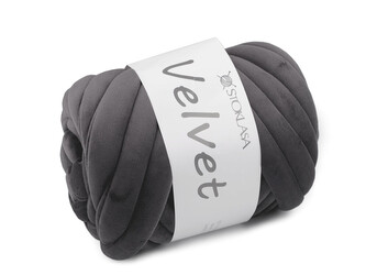 Příze Marshmallow silná Velvet 500 g - 1 ks - 9 šedá