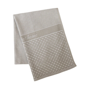 Bavlněná utěrka SWEET HOME béžová 100% bavlna 50x70 cm MyBestHome