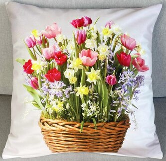 Dekorační polštář FLORES I. 40x40 cm  Mybesthome