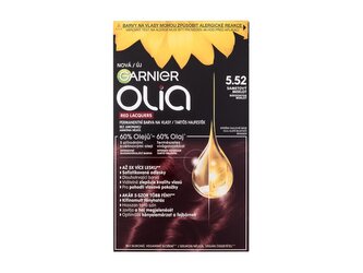 Garnier Olia Barva na vlasy 60 g 5.52 Velvety Merlot Red Lacquers pro ženy