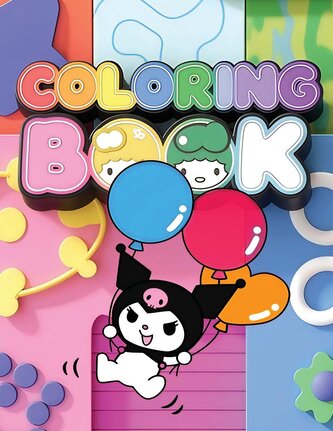 Kuromi Coloring Book