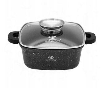 Hrnec nepřilnavý 24x24cm 4,4L  MEYERHOFF Hrnec nepřilnavý 24x24cm 4,4L  MEYERHOFF