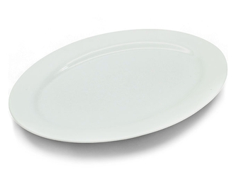 Talíř mělký porcelán oválný 24cm  BELLA