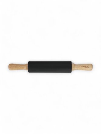 Silikonový váleček na těsto – 38 cm, dřevěná rukojeť