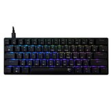 White Shark herní mechanická klávesnice SHINOBI 2 , US layout, modrý switch, černá (GK-004211)