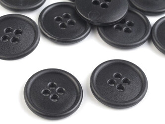 Knoflík velikost 32" - 100 ks - 332 černá