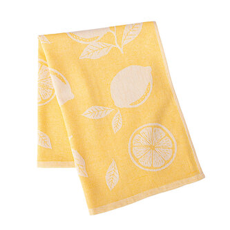 Bavlněná utěrka CYTRYNKA žlutá 100% bavlna 50x70 cm MyBestHome