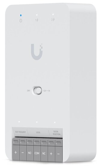 Ubiquiti UniFi Access Door Hub Mini - Rozbočovač, 2x PoE Out, 1x výstup 12V nebo Dry, 2x vstup senzor/tlačítko, 1x PoE++ Ubiquiti UniFi Access Door Hub Mini - Rozbočovač, 2x PoE Out, 1x výstup 12V nebo Dry, 2x vstup senzor/tlačítko, 1x PoE++