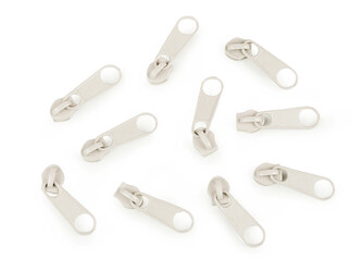 Jezdec ke spirálovým zipům No 3 pro metráž typu POL - 100 ks - 103 krémová nejsvět.