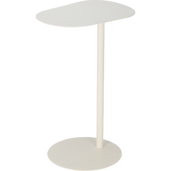 HOMESTYLING Odkládací stolek oválný 35 x 53 cm bílá KO-HZ1234220