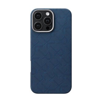Pitaka Tactile Woven Case, PTK Dark Blue - iPhone 16 Pro Max