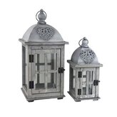 Dřevěná lucerna, S/2 D7098