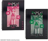 Zápisník Squid Game - Red Light, Green Light, A5
