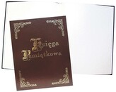 Księga pamiątkowa 255x320 100 k. brązowa, Warta