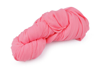 Letní šátek / šála jednobarevná 75x175 cm - 1 ks - 9 růžová střední