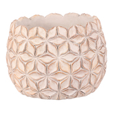 Obal na květiny - betonový, světle šedý