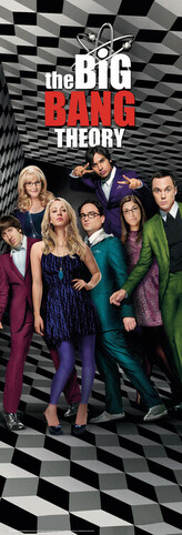 Plakát, Obraz - The Big Bang Theory - Party, 53 × 158 cm