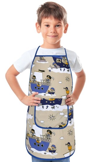 Dětská zástěrka - Námořník - 47 x 60 cm, pro děti ve věku 5 - 8 let