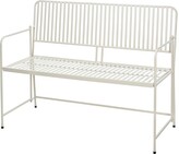 PROGARDEN Zahradní lavice BISTRO 118 cm bílá KO-X71000560