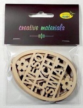 Zawieszki ozdobne pisanki Wesołych Świąt 3szt