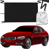 Textilní clona na čelní sklo Xtrobb 165x110 cm - černá