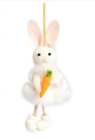 Přívěsek | BALLERINA | Velikonoční zajíc s mrkví | 9x20 cm | 724428