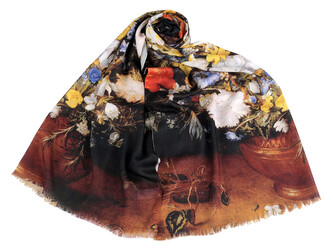 Bavlněný šátek / šála 70x170 cm - 1 ks - 3 černá