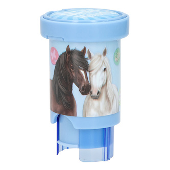 Razítko na samolepky Miss Melody, 160 samolepek, 4 x 40 vzorů, modré