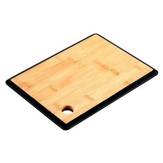 Prkénko na krájení s černým okrajem, 35 x 26 x 1,5 cm, bambus KESPER 58280