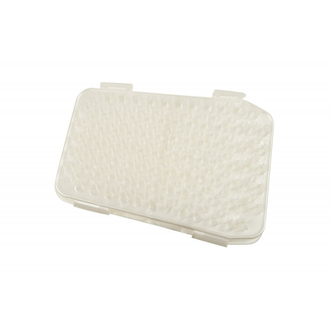 Masážní žínka Yate do sauny - bílá