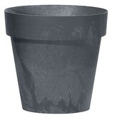 Květináč Cube beton effect antracit, varianta 14 cm