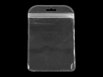 Uzavíratelný sáček se závěsem 11x17 cm - 50 ks - transparent Uzavíratelný sáček se závěsem 11x17 cm - 50 ks - transparent