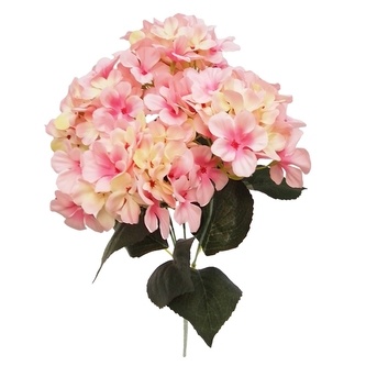 Umělá hortenzie 49 cm růžová