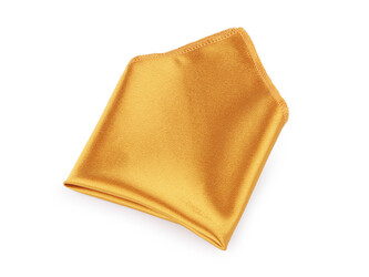 Saténový kapesníček do saka v krabičce - 1 ks - 10 hořčicová