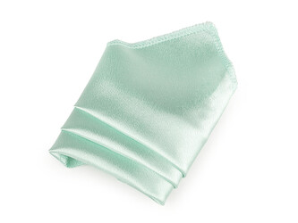 Saténový kapesníček do saka v krabičce - 1 ks - 11 mint