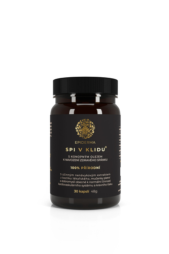 EPIDERMA® SPI V KLIDU S KONOPNÝM OLEJEM 30 tablet Epiderma