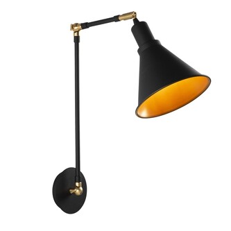 Nástěnná lampa Berceste V černá