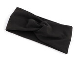 Dámská čelenka soft fleece křížená - 1 ks - 4 černá