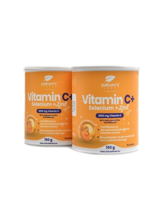 Natures Finest - Vitamin C + Selenium + Zinc 2 x 150g duopack