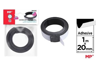 Taśma magnetyczna samoprzylepna 100cm x 2cm