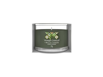 YANKEE CANDLE VOTIVNÍ SVÍČKA PLNĚNÁ VE SKLE OLIVE & CYPRESS