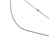 Řetízek z nerezové oceli, unisex - 1 ks - 2 platina