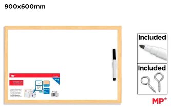 Tablica biała 60x90cm z markerem