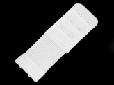 Prodloužení obvodu podprsenky šíře 30 mm dvouřadé - 10 ks - 1 bílá
