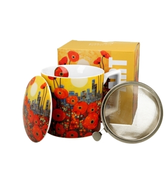 Porcelánový byliňák - vlčí máky, 450 ml