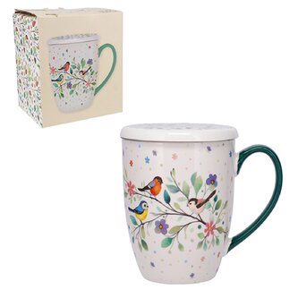 Hrnek 380 ml s pokličkou a sítkem  POTIS59G02 BUG ART PORTFOLIO KIUB