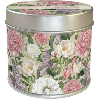 Vonná svíčka v plechové dóze Peonies & Roses