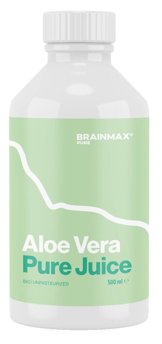 BrainMax Pure Aloe Vera Juice, BIO, 500 ml